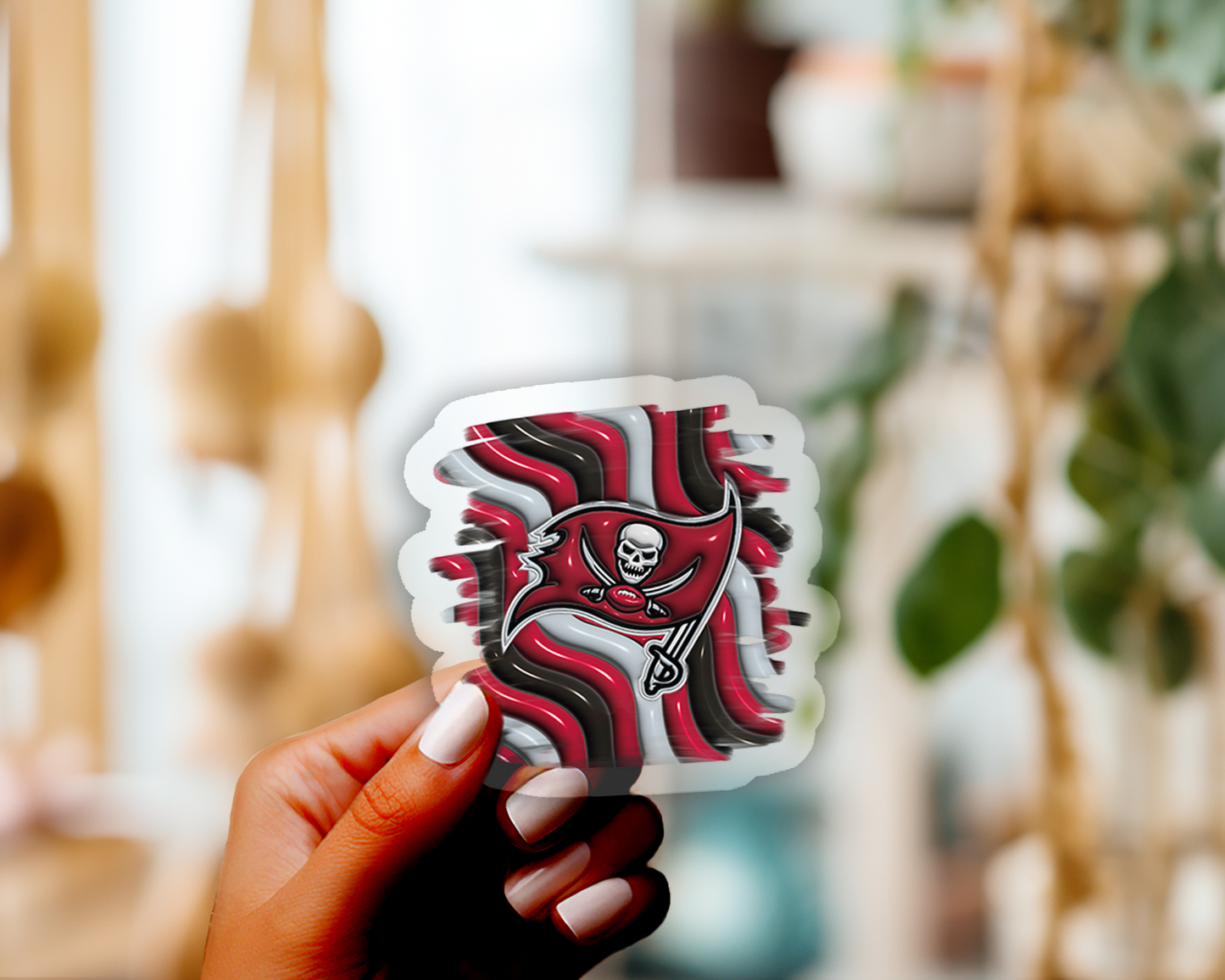 NFL PUFFY DESIGN STICKER