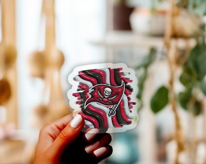 NFL PUFFY DESIGN STICKER