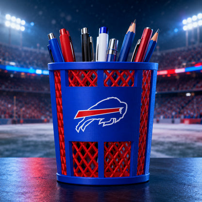 NFL Trash Can Pen Holder – All 32 Teams Available 🏈