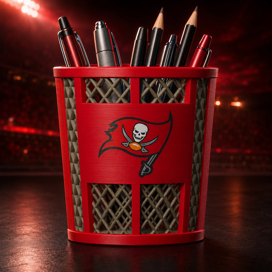 NFL Trash Can Pen Holder – All 32 Teams Available 🏈