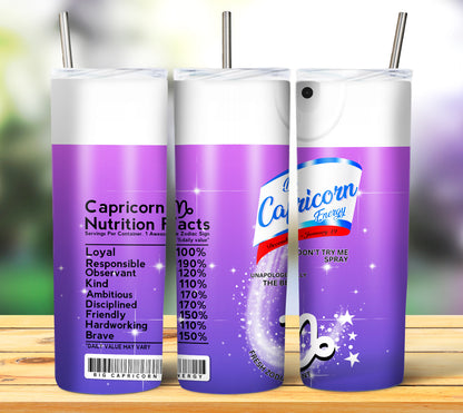 Zodiac Lysol Tumbler Wraps