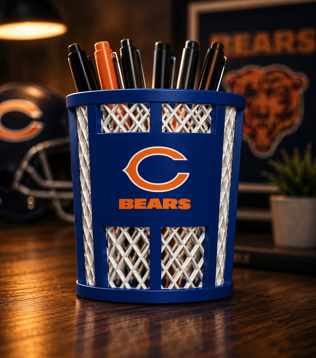 NFL Trash Can Pen Holder – All 32 Teams Available 🏈