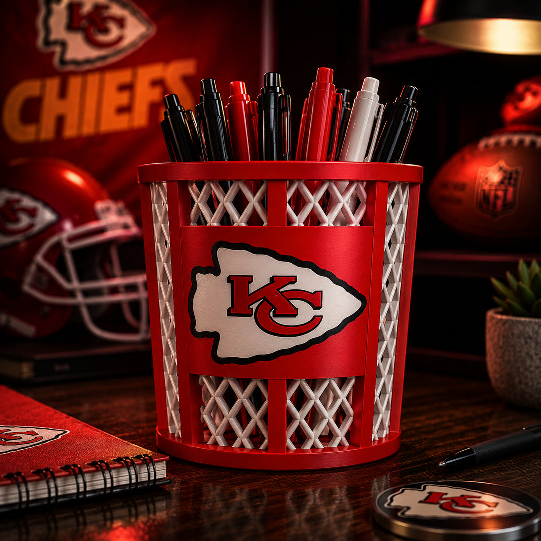 NFL Trash Can Pen Holder – All 32 Teams Available 🏈