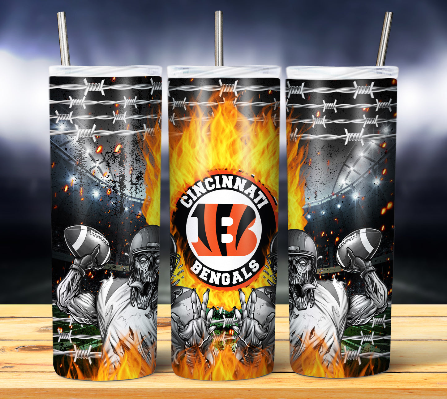 NFL Zombie Tumbler Wrap Bundle