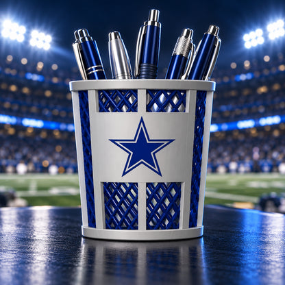 NFL Trash Can Pen Holder – All 32 Teams Available 🏈