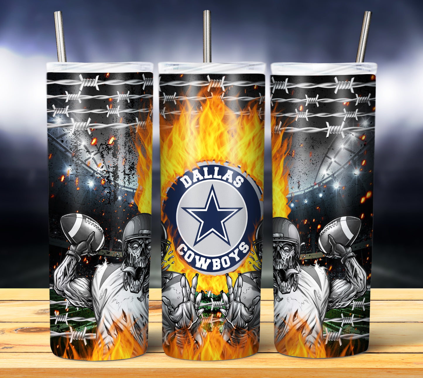 NFL Zombie Tumbler Wrap Bundle
