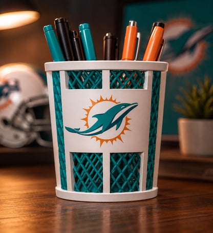 NFL Trash Can Pen Holder – All 32 Teams Available 🏈