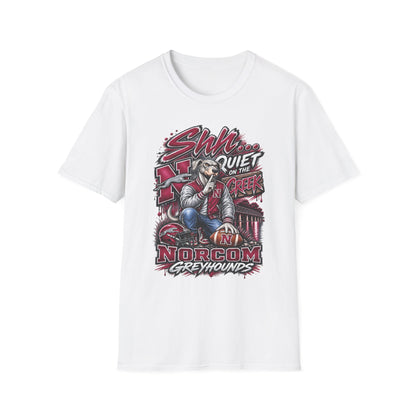 “Shh… Quiet on the Creek” Norcom Greyhounds T-Shirt
