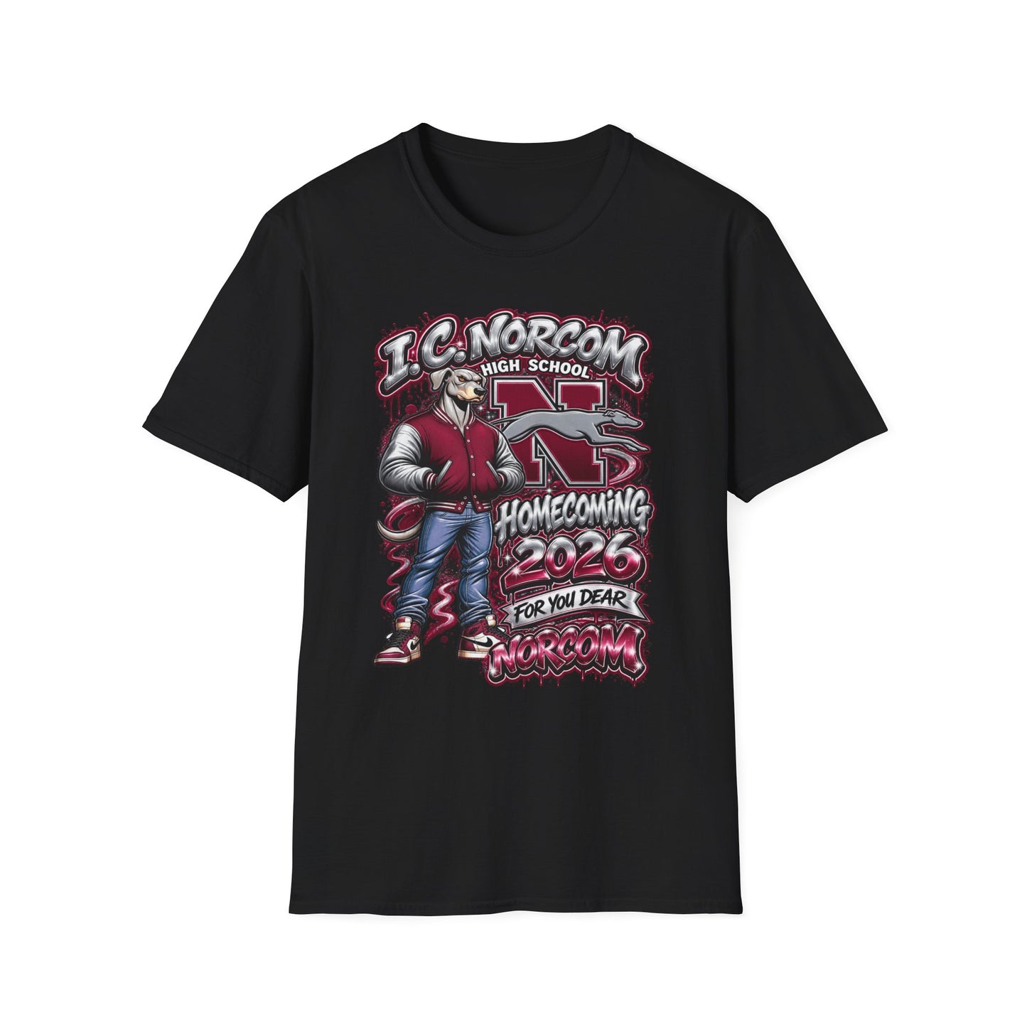 Norcom Homecoming 2026 Airbrush Design