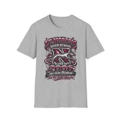 I.C. Norcom Class of 2006—20-Year Reunion Airbrush Design T-Shirt