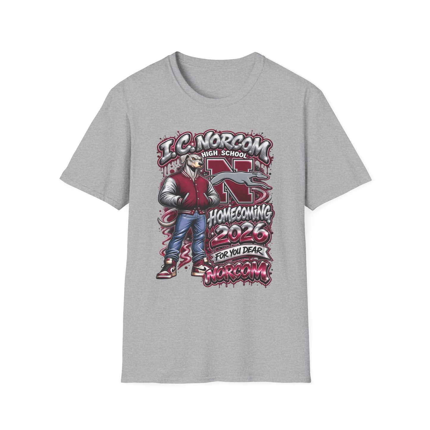 Norcom Homecoming 2026 Airbrush Design