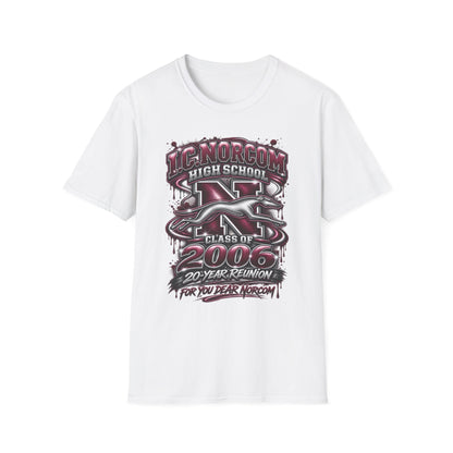 I.C. Norcom Class of 2006—20-Year Reunion Airbrush Design T-Shirt