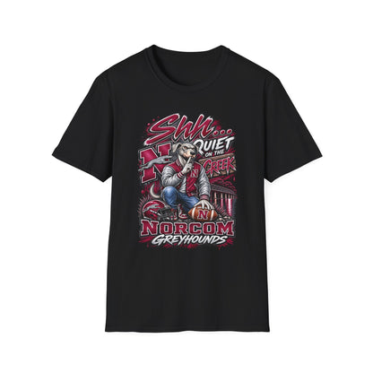 “Shh… Quiet on the Creek” Norcom Greyhounds T-Shirt