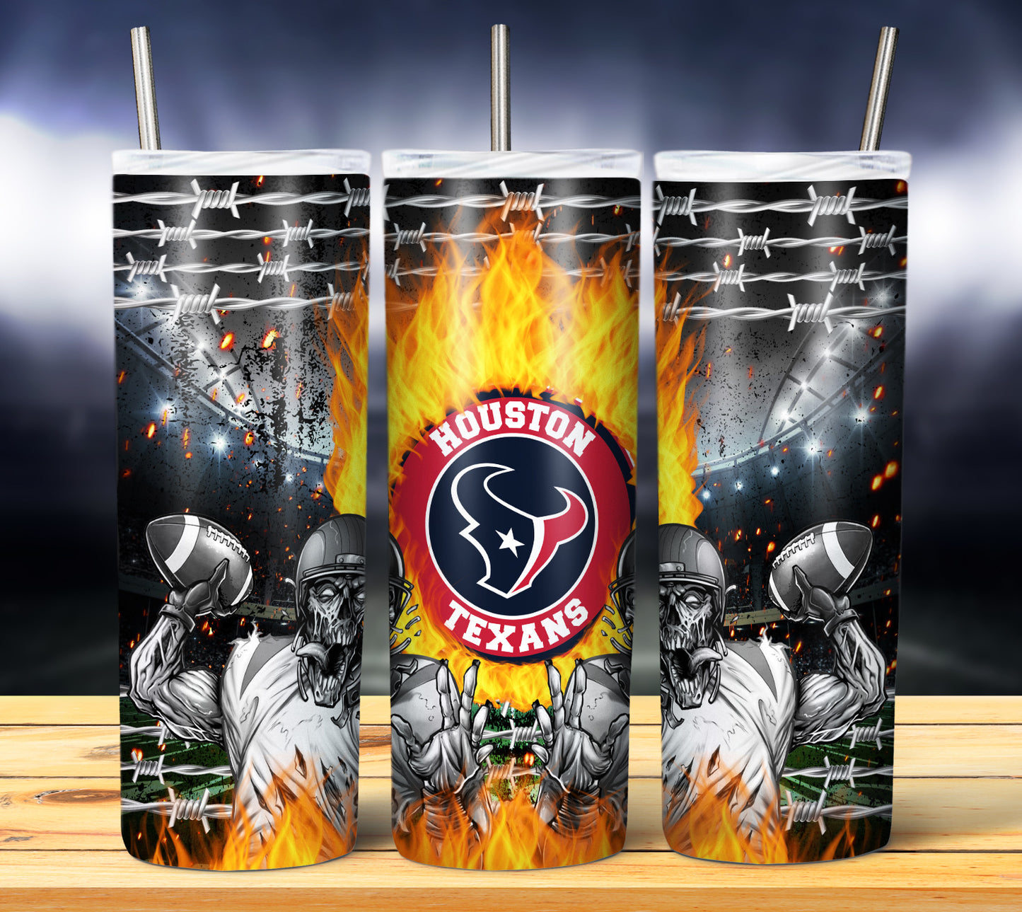 NFL Zombie Tumbler Wrap Bundle