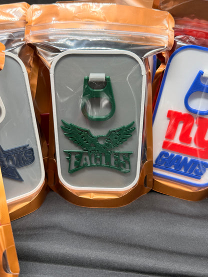 TIN CAN FOOTBALL BAG CHARM KIT
