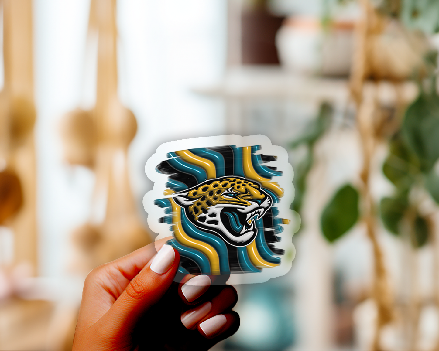 NFL PUFFY DESIGN STICKER