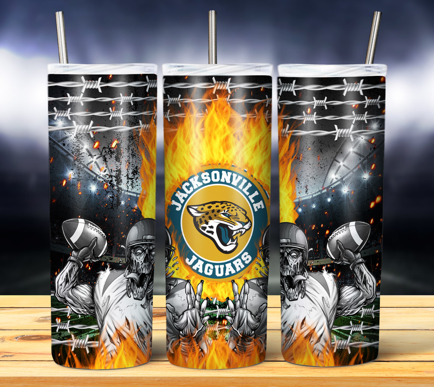 NFL Zombie Tumbler Wrap Bundle