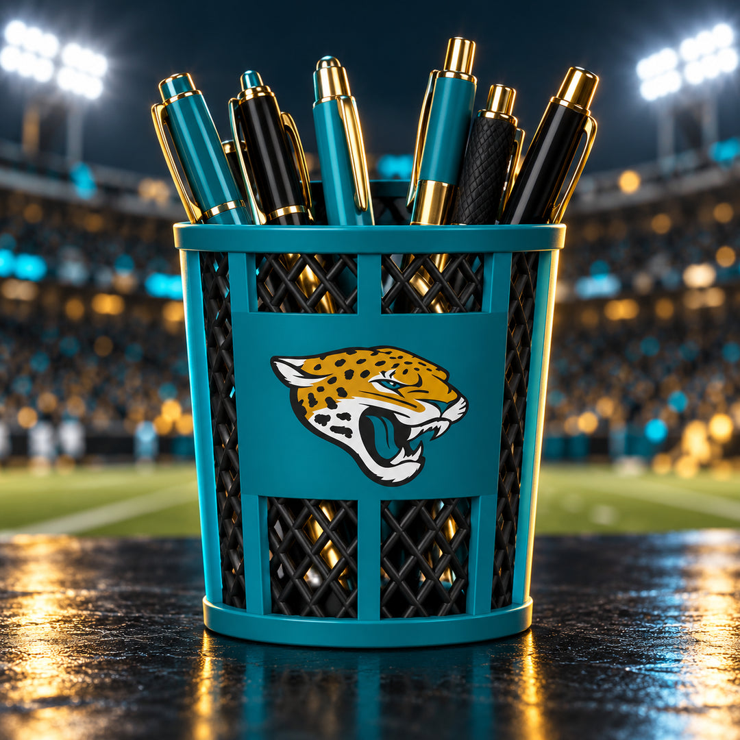 NFL Trash Can Pen Holder – All 32 Teams Available 🏈