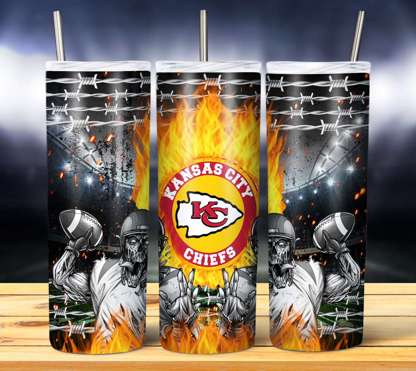 NFL Zombie Tumbler Wrap Bundle