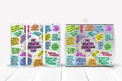 Affirmation UV DTF Tumbler Wrap
