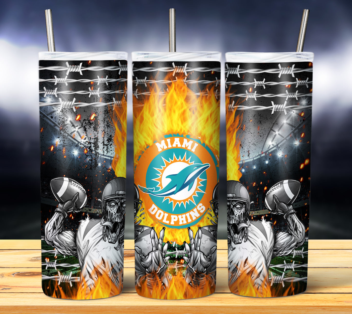 NFL Zombie Tumbler Wrap Bundle