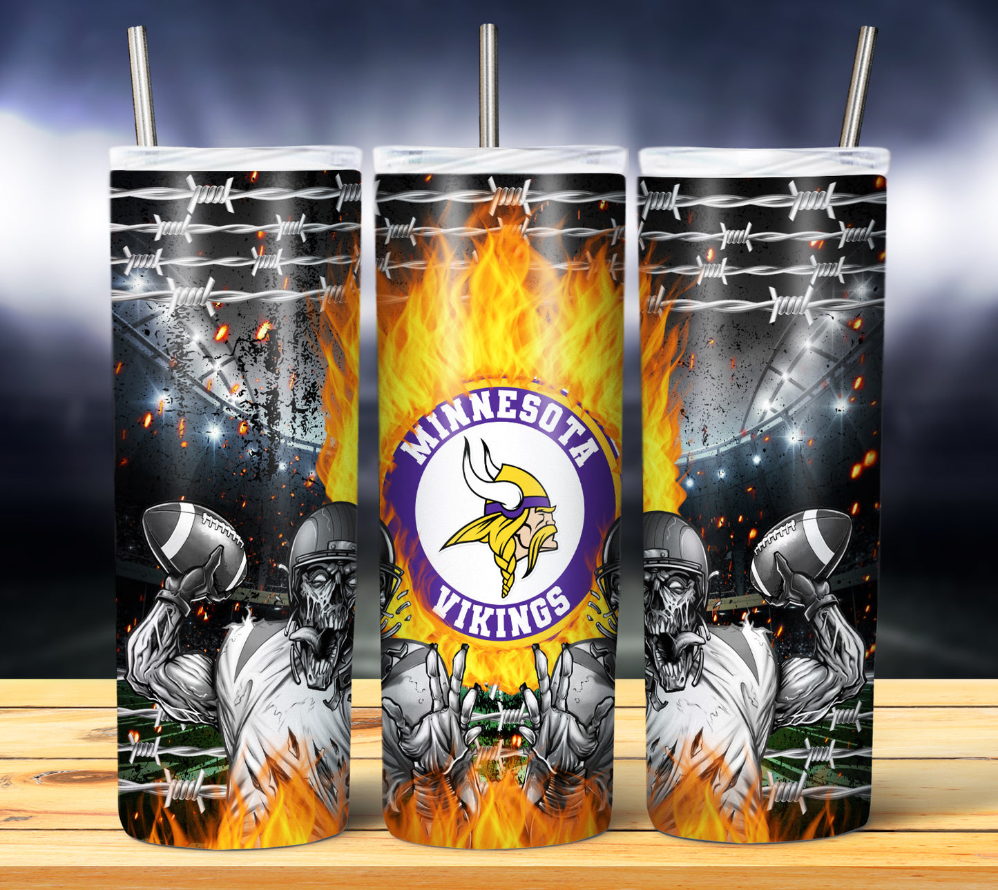 NFL Zombie Tumbler Wrap Bundle