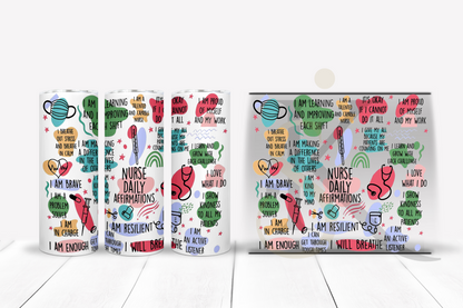 Affirmation UV DTF Tumbler Wrap