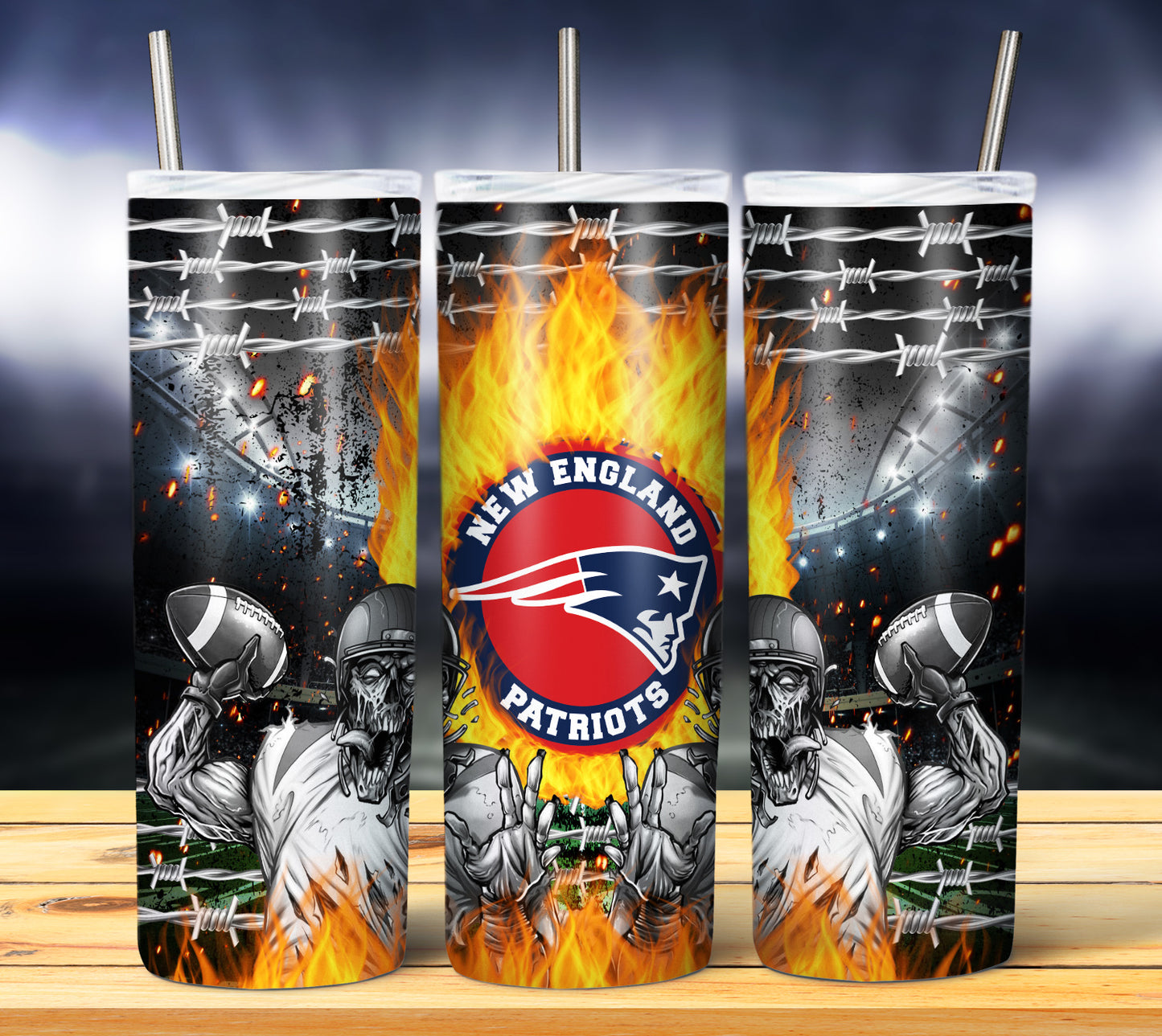 NFL Zombie Tumbler Wrap Bundle