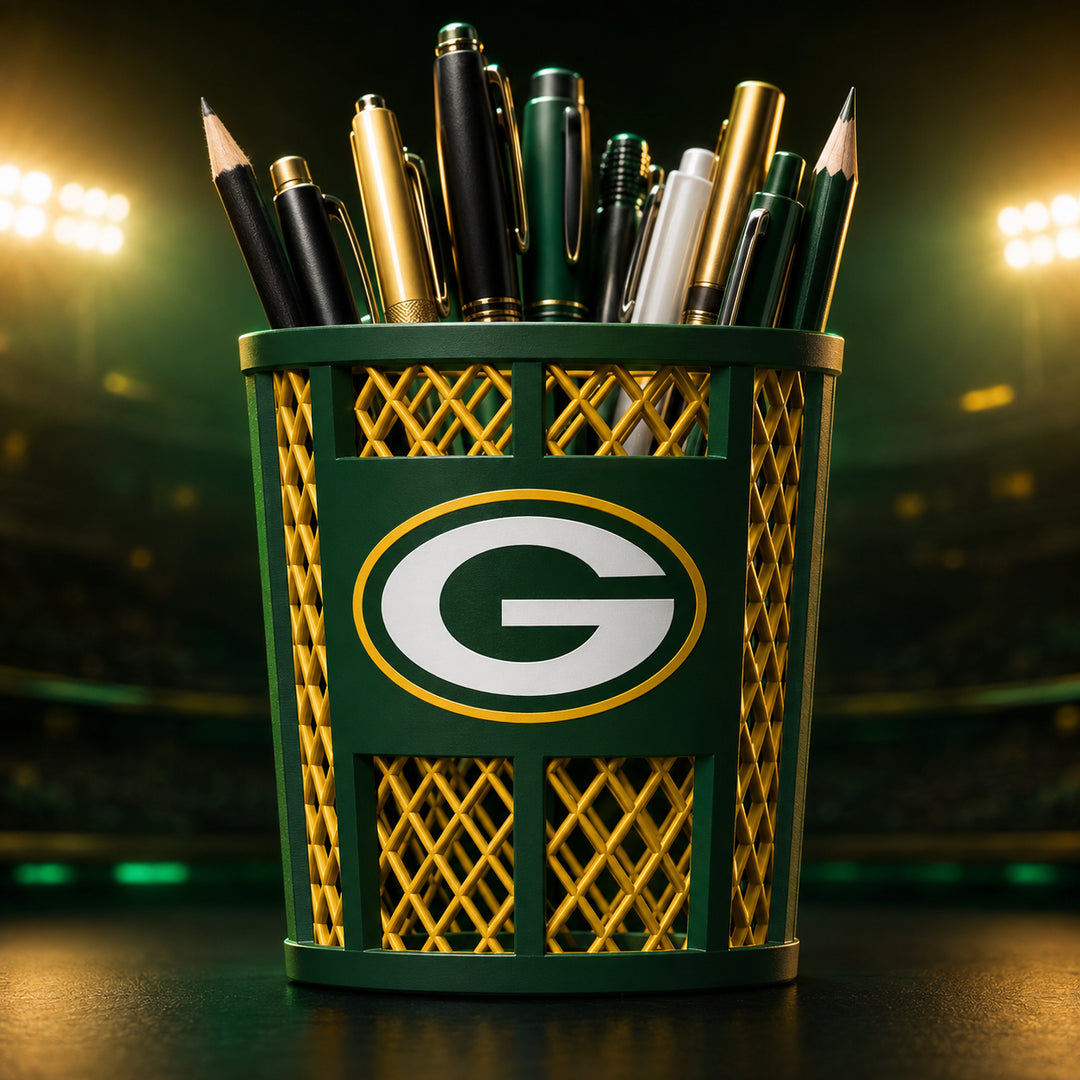 NFL Trash Can Pen Holder – All 32 Teams Available 🏈