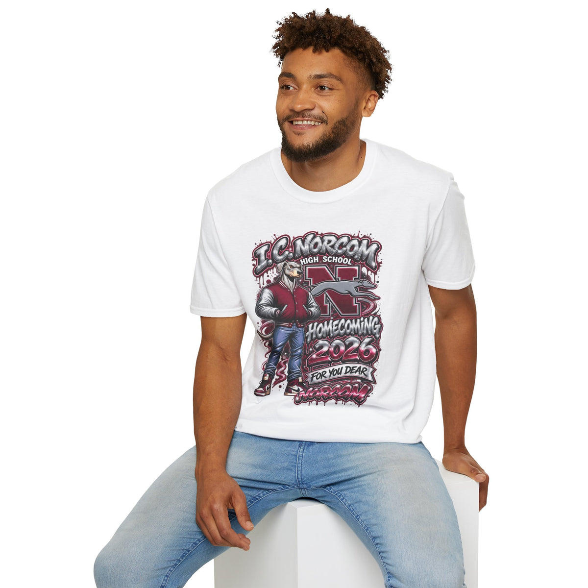 Norcom Homecoming 2026 Airbrush Design
