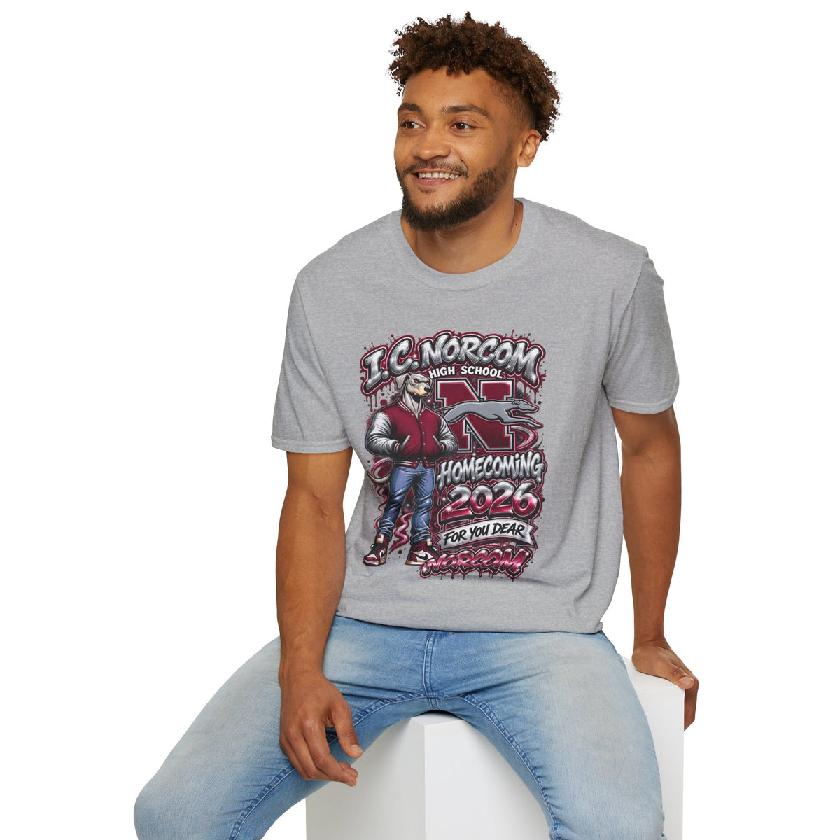 Norcom Homecoming 2026 Airbrush Design