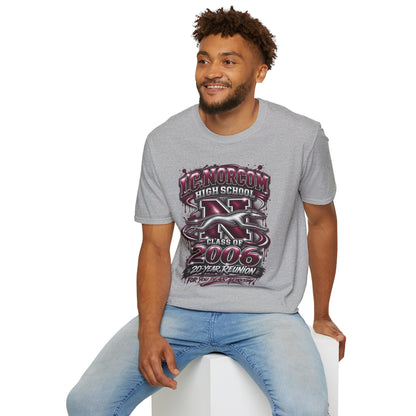 I.C. Norcom Class of 2006—20-Year Reunion Airbrush Design T-Shirt