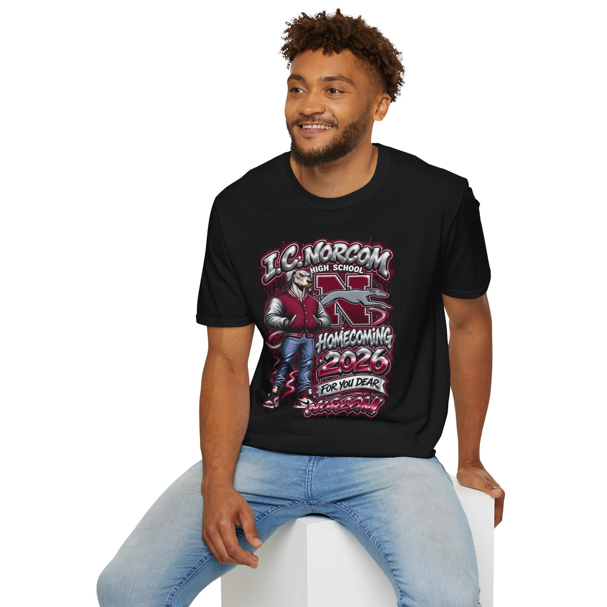 Norcom Homecoming 2026 Airbrush Design