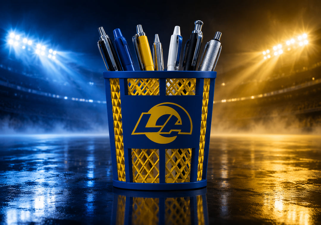NFL Trash Can Pen Holder – All 32 Teams Available 🏈