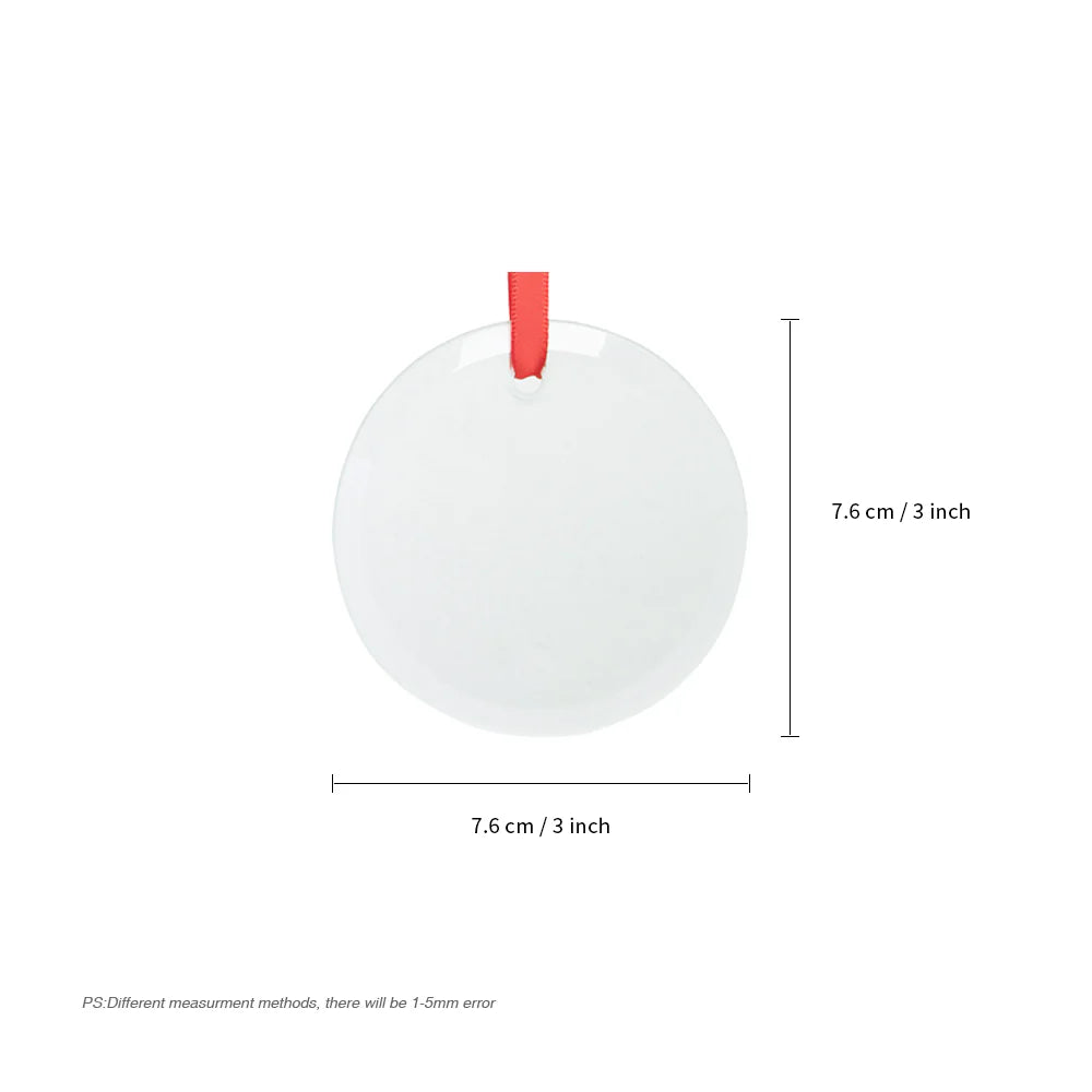 Sublimation Glass Ornament