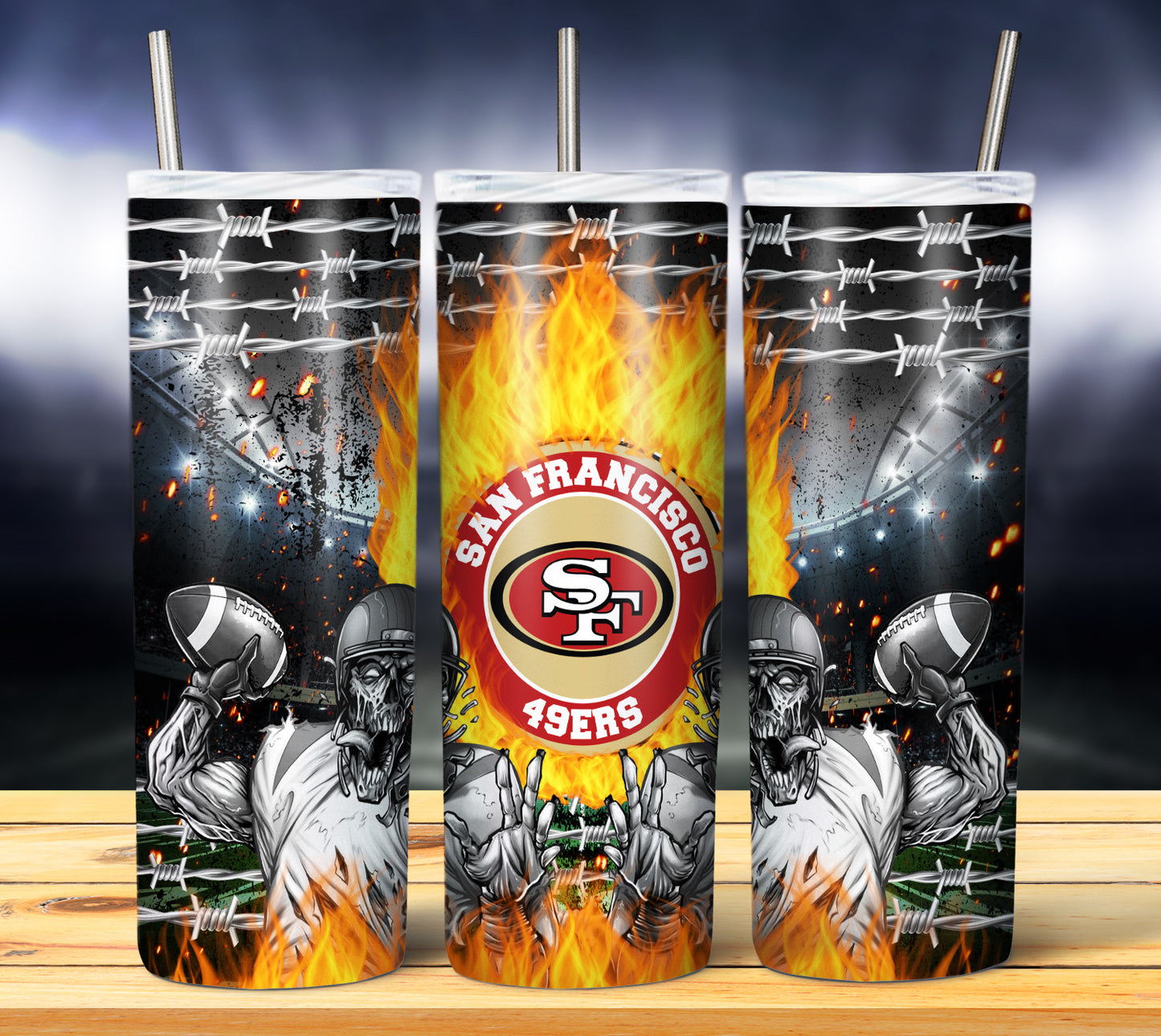 NFL Zombie Tumbler Wrap Bundle