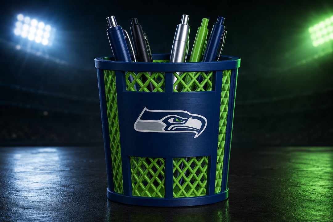 NFL Trash Can Pen Holder – All 32 Teams Available 🏈
