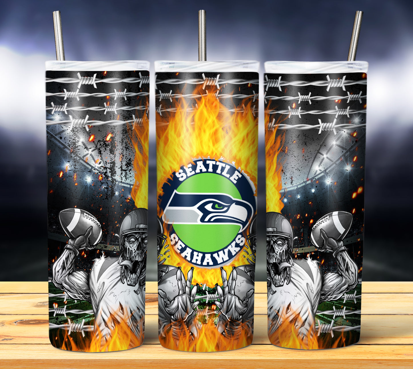 NFL Zombie Tumbler Wrap Bundle