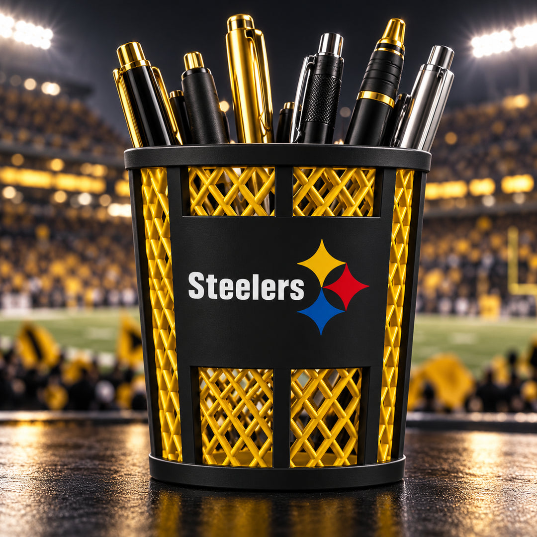 NFL Trash Can Pen Holder – All 32 Teams Available 🏈