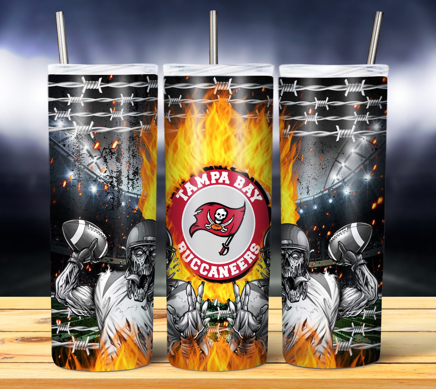 NFL Zombie Tumbler Wrap Bundle