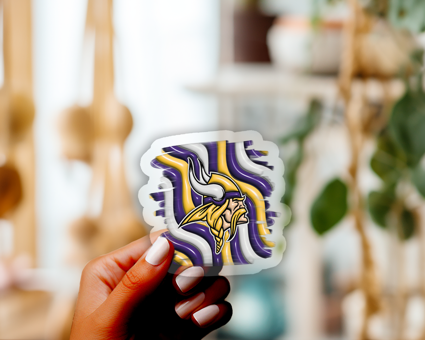 NFL PUFFY DESIGN STICKER
