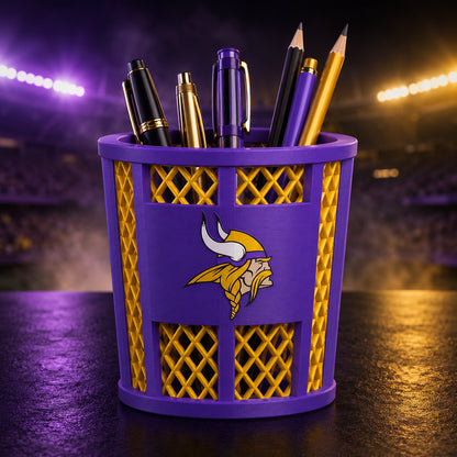 NFL Trash Can Pen Holder – All 32 Teams Available 🏈