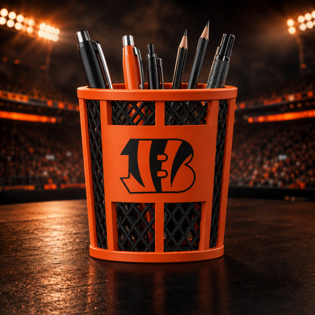 NFL Trash Can Pen Holder – All 32 Teams Available 🏈