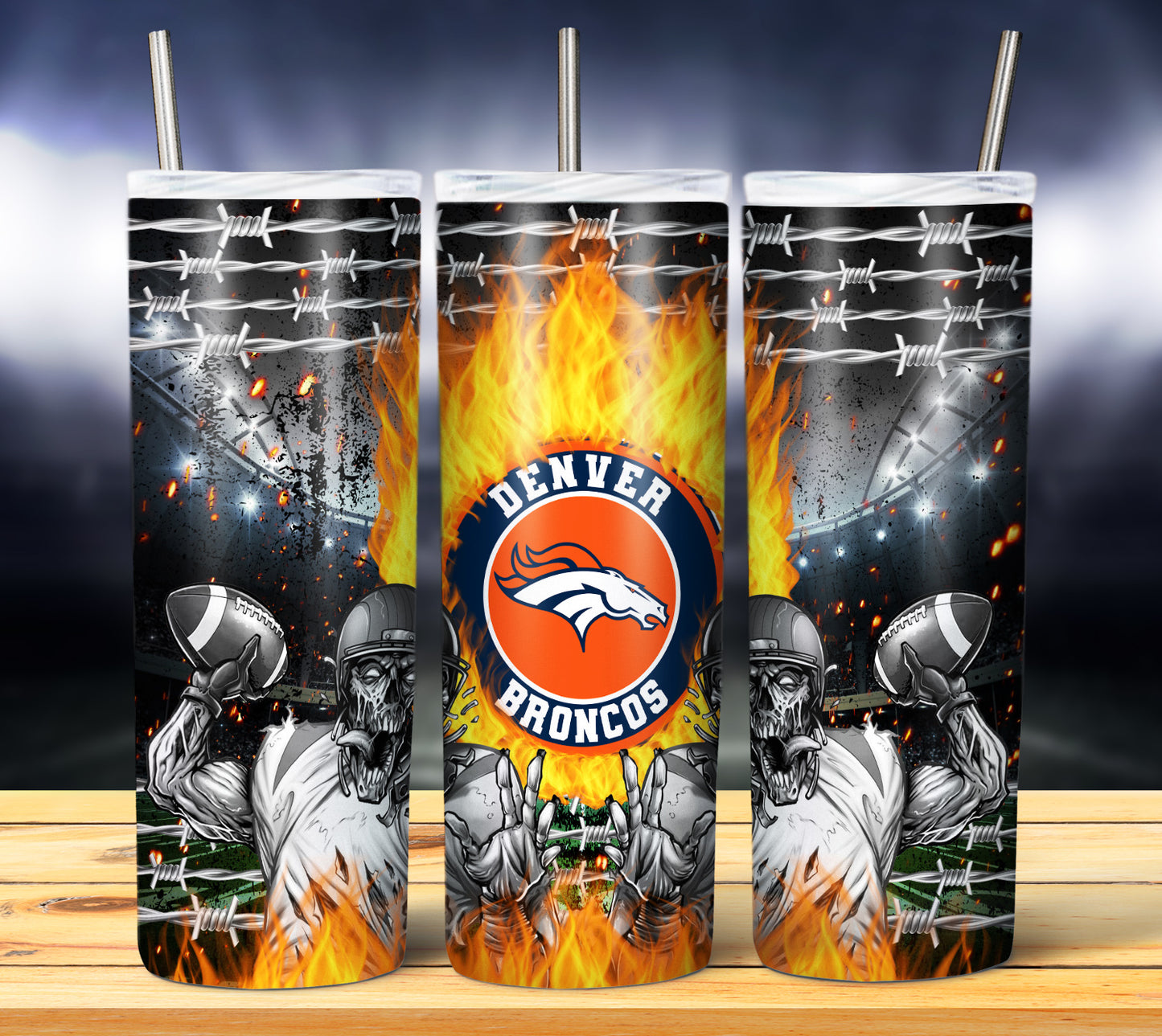 NFL Zombie Tumbler Wrap Bundle