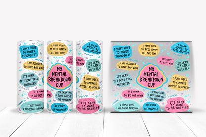 Affirmation UV DTF Tumbler Wrap