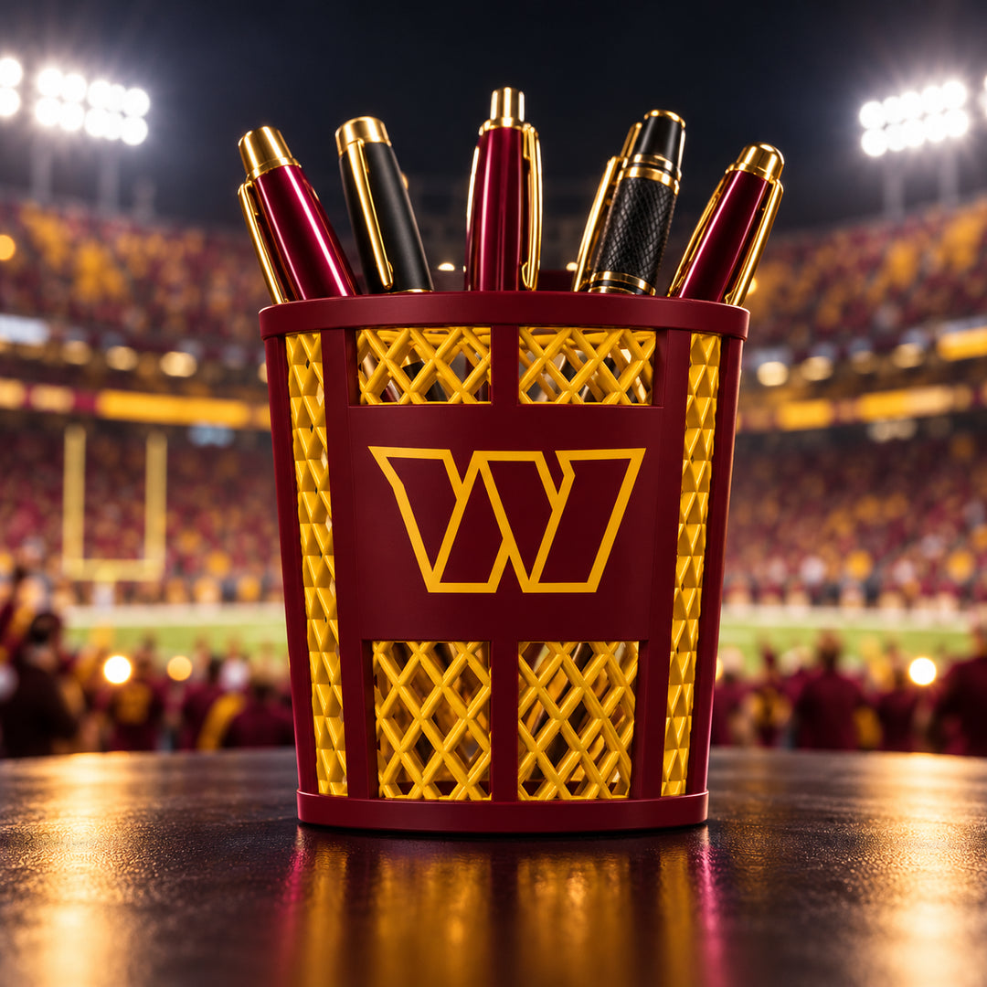 NFL Trash Can Pen Holder – All 32 Teams Available 🏈