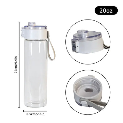 20oz leak proof frosted glass sublimation tumbler