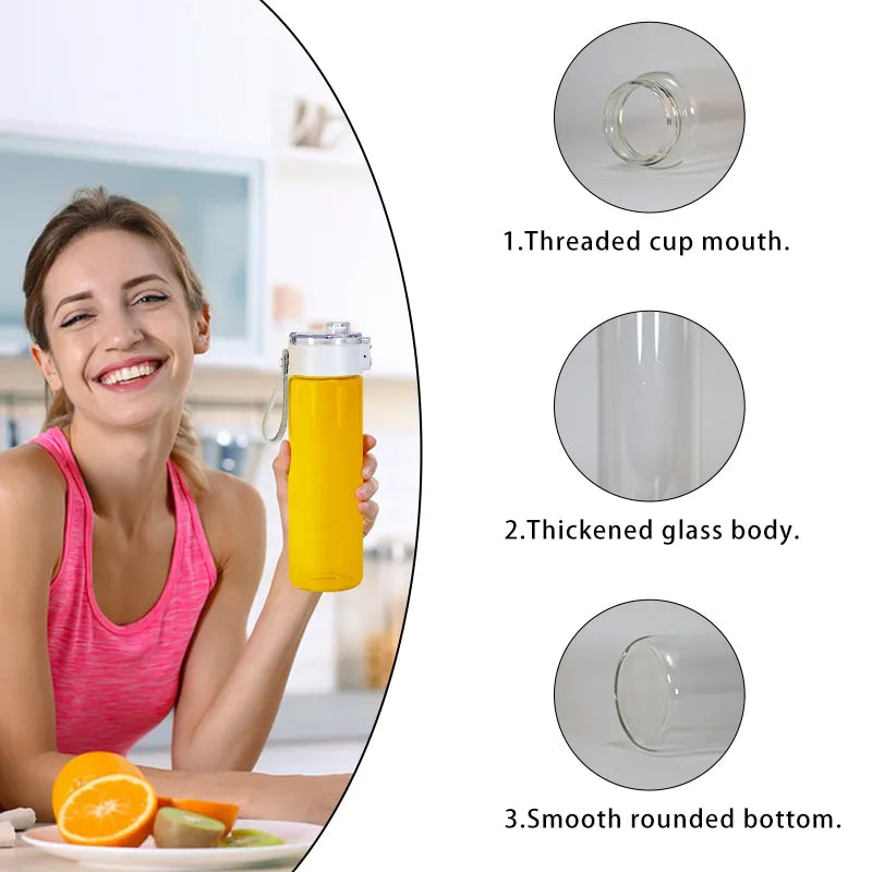 20oz leak proof frosted glass sublimation tumbler